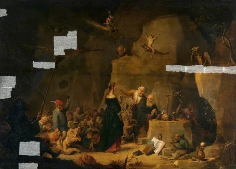 La Tentation de Saint Antoine - David Teniers le Jeune image 1 reproduction réalisée par Alpha Reproduction