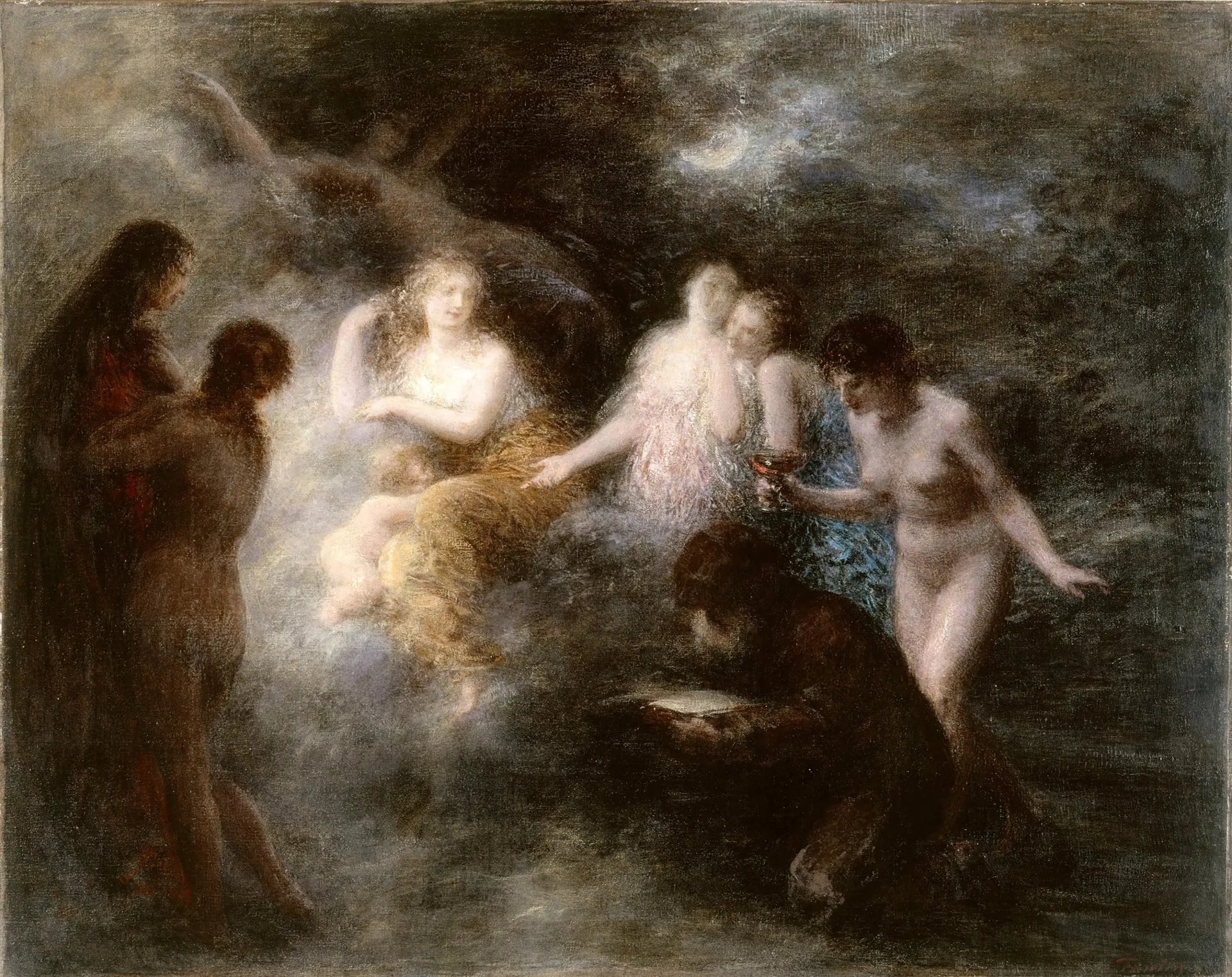 La Tentation de saint Antoine - Henri Fantin-Latour image 1 tableau peint à l’huile sur toile