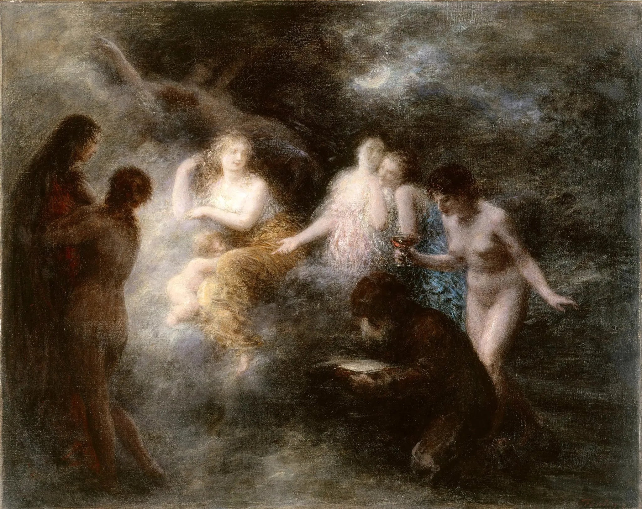 La Tentation de saint Antoine - Henri Fantin-Latour image 1 tableau peint à l’huile sur toile