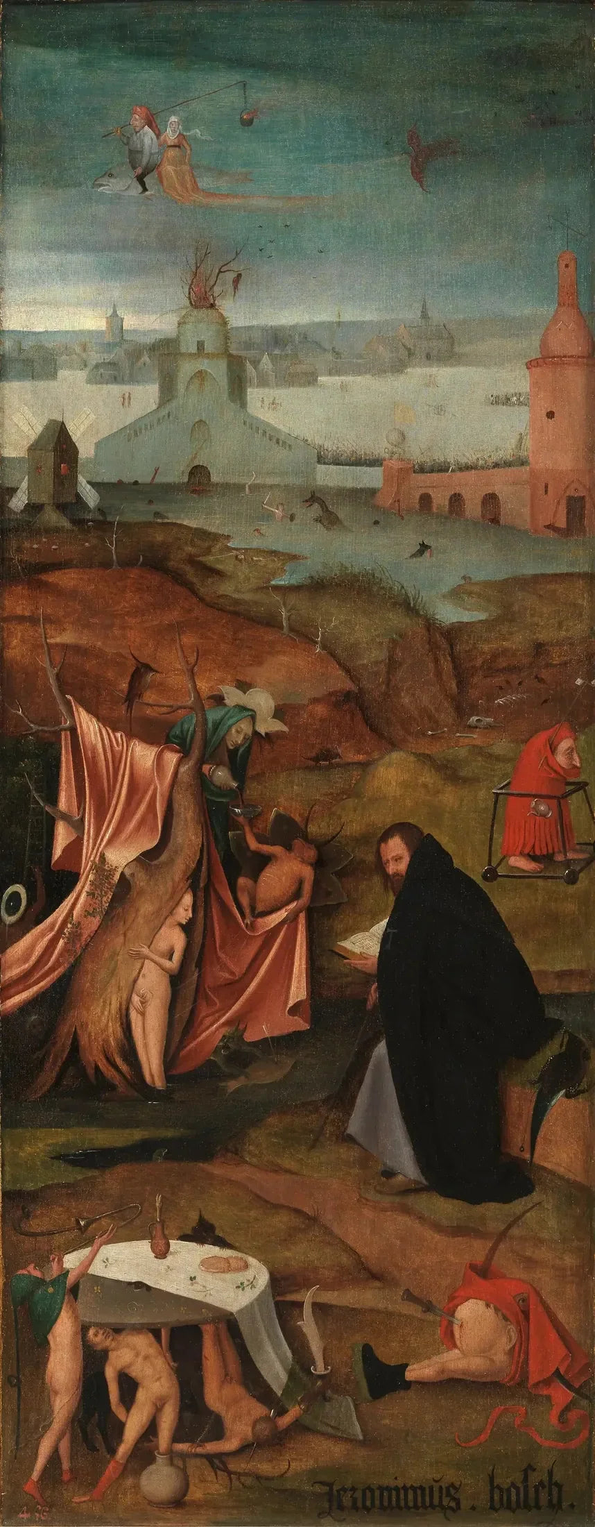 La Tentation de saint Antoine - Hieronymus Bosch image 1 reproduction réalisée par Alpha Reproduction