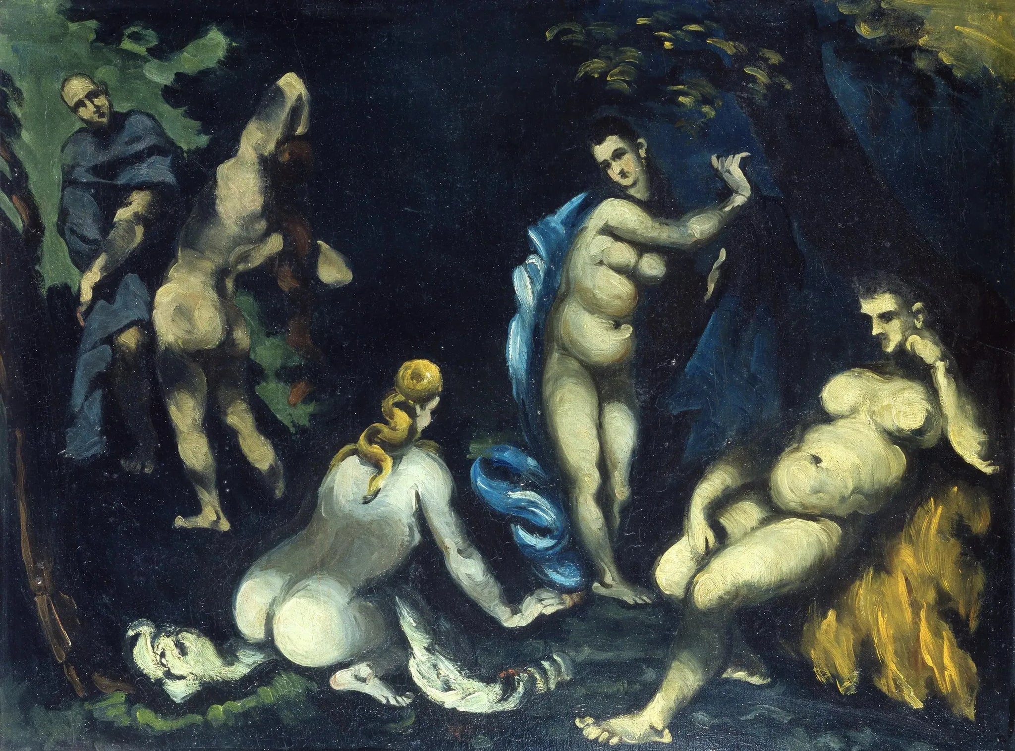 La Tentation de saint Antoine - Paul Cézanne image 1 reproduction de peinture à l’huile
