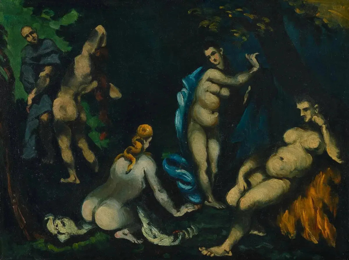 La Tentation de saint Antoine - Paul Cézanne image 1 tableau peint à l’huile sur toile