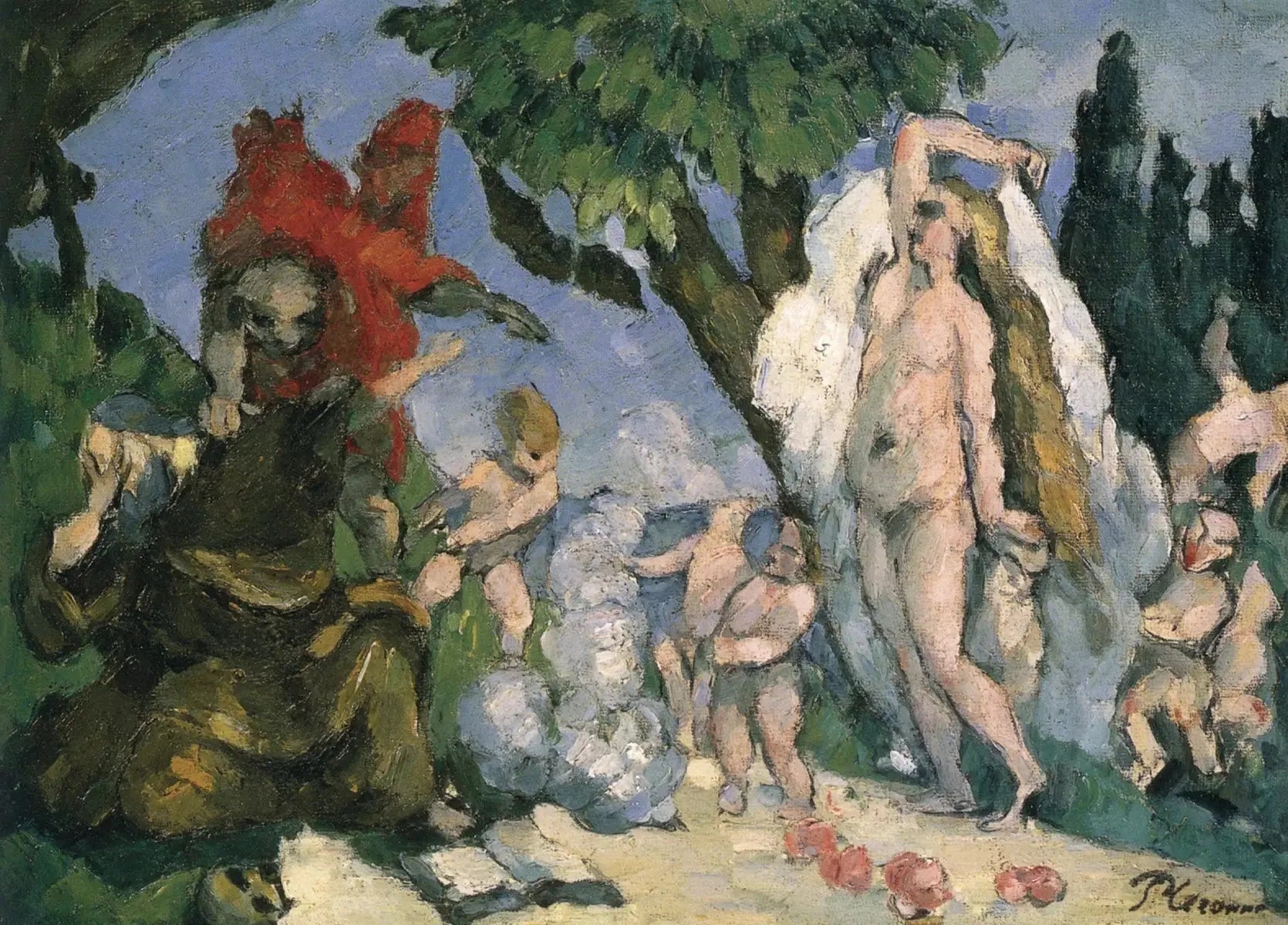 La Tentation de saint Antoine - Paul Cézanne image 1 reproduction d’œuvre d’art à l’huile