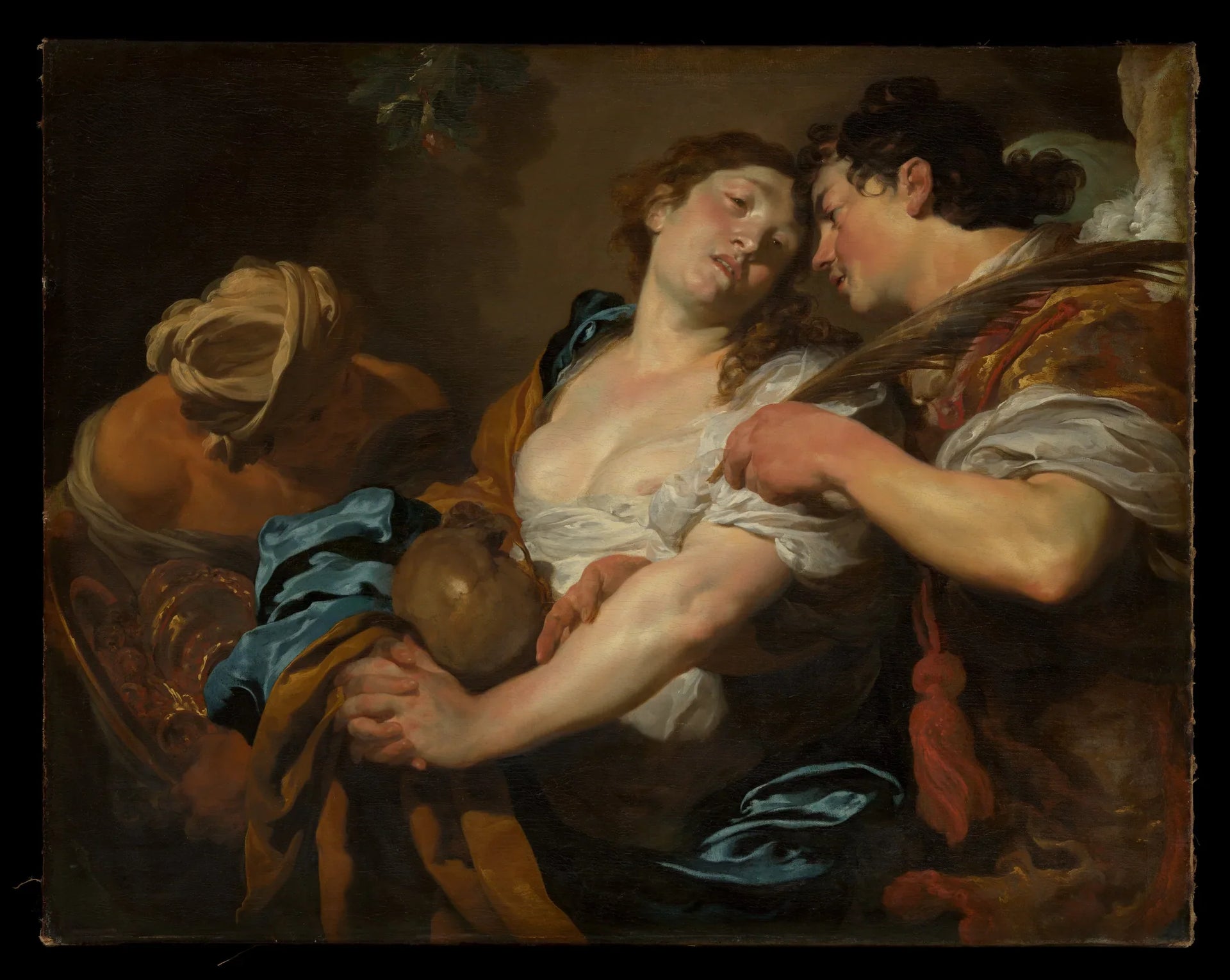 La tentation de sainte Marie-Madeleine - Johann Liss image 1 copie de tableau peinte à la main