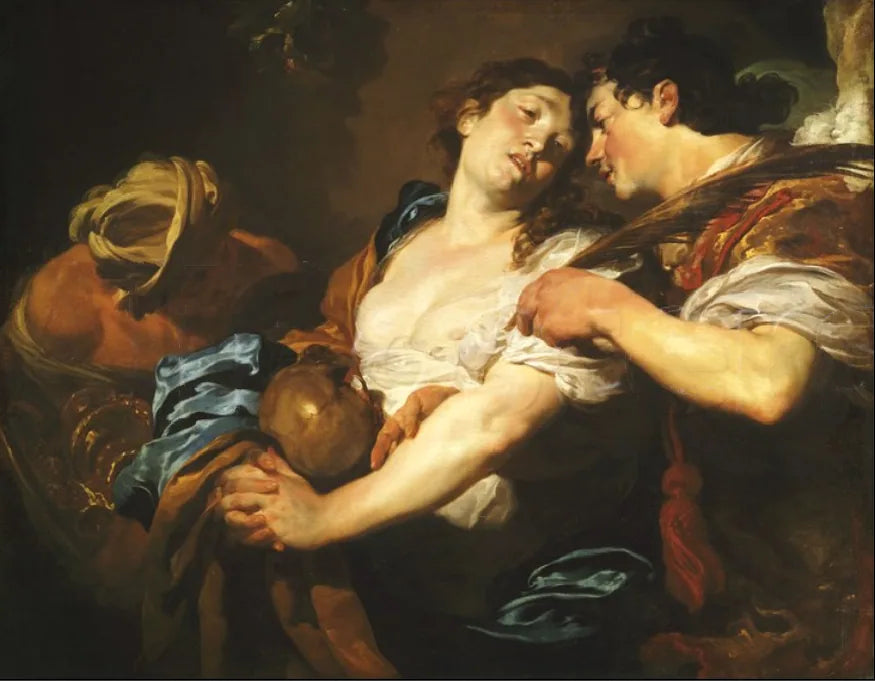 La tentation de sainte Marie-Madeleine - Johann Liss image 1 copie de tableau peinte à la main