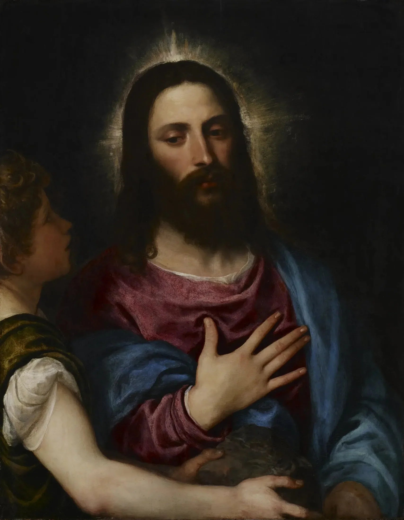 La tentation du Christ - Titian image 1 tableau peint à l’huile sur toile