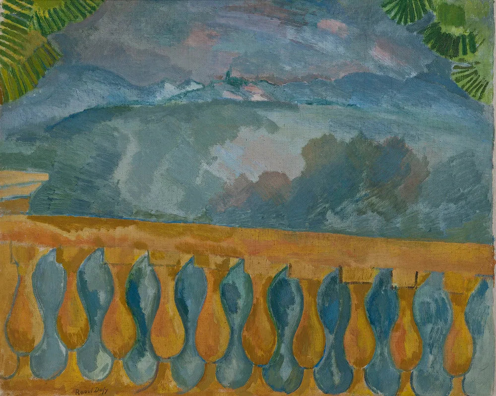 La Terrasse à l'Estaque - Raoul Dufy image 1 reproduction réalisée par Alpha Reproduction
