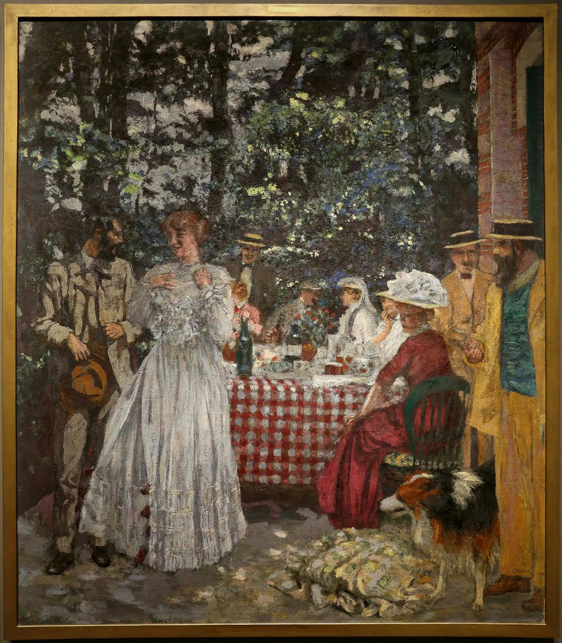 La terrasse à Vasouy - Le déjeuner - Édouard Vuillard