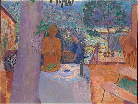 La Terrasse à Vernonnet - Pierre Bonnard image 1 reproduction artisanale de tableau