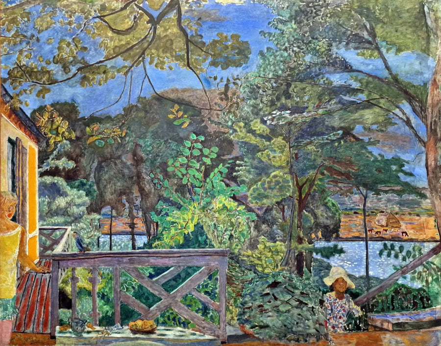 La terrasse de Vernon - Pierre Bonnard