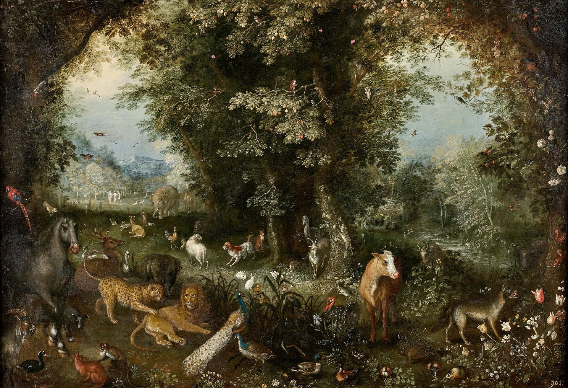 La Terre (Les Quatre Éléments) - Jan Brueghel le Jeune image 1 reproduction réalisée par Alpha Reproduction