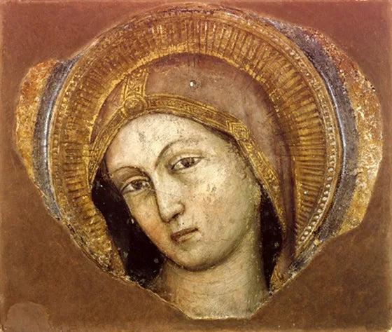 La tête de la Vierge. - Altichiero da Zevio image 1 reproduction d’œuvre d’art à l’huile