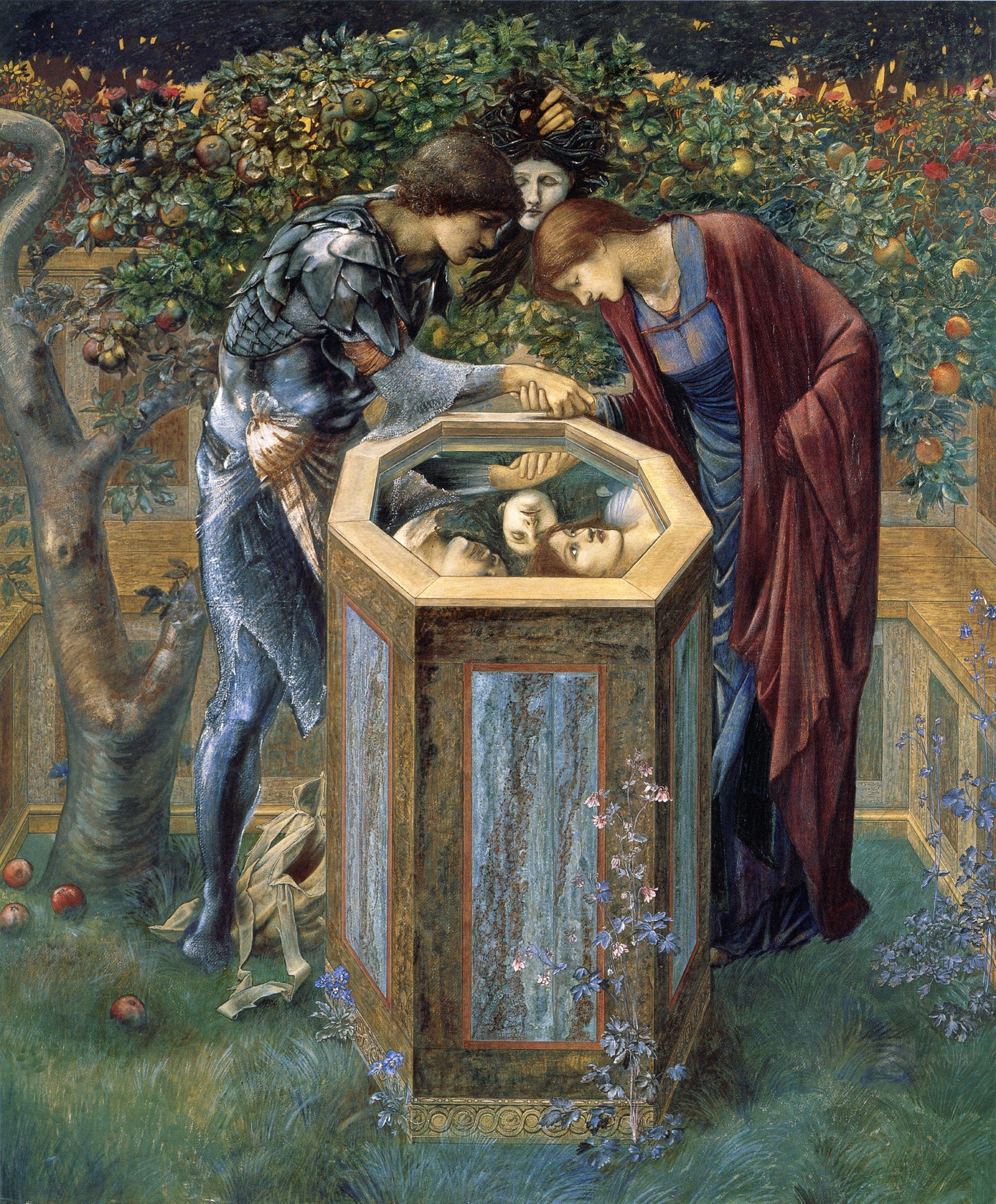La Tête funeste - Edward Burne-Jones image 1 reproduction d’œuvre d’art à l’huile
