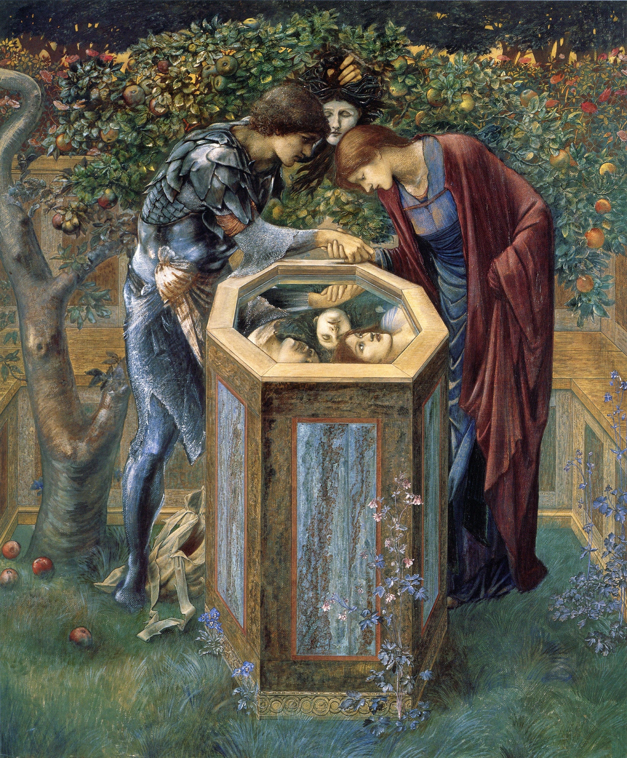 La Tête funeste - Edward Burne-Jones image 1 reproduction d’œuvre d’art à l’huile