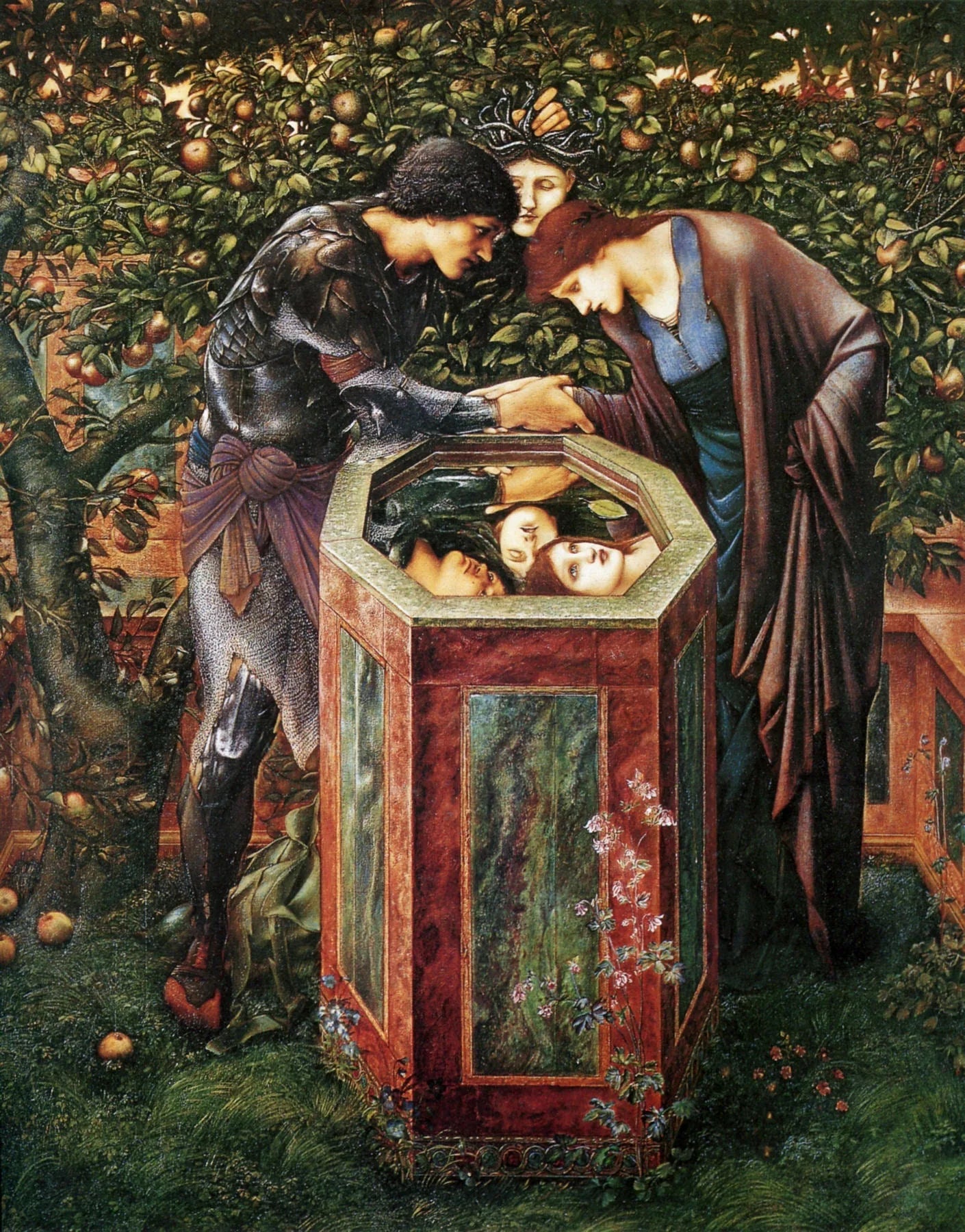 La Tête funeste - Edward Burne-Jones image 1 tableau peint à l’huile sur toile