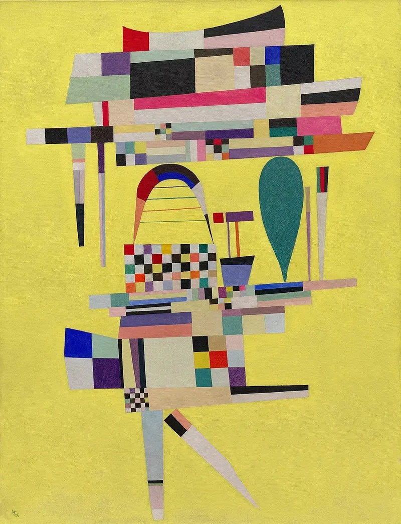 La Toile jaune - Vassily Kandinsky
