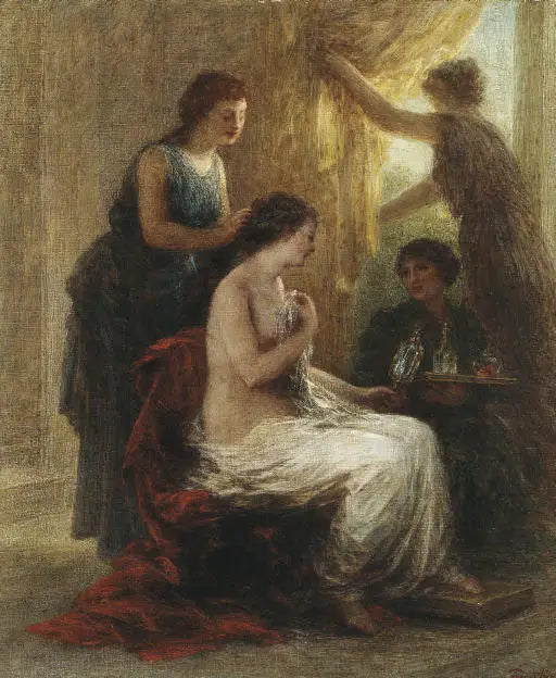 La toilette antique - Henri Fantin-Latour image 1 reproduction d’œuvre d’art à l’huile