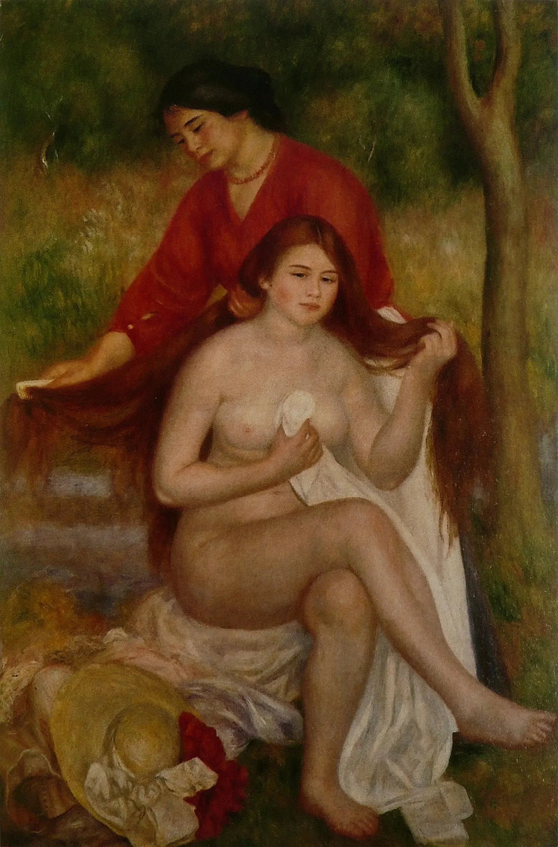 La Toilette de la baigneuse - Pierre-Auguste Renoir