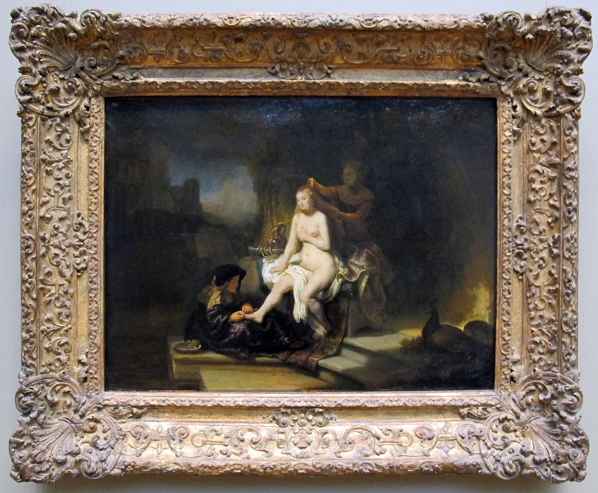 La Toilette de Bethsabée - Rembrandt image 1 reproduction de peinture à l’huile