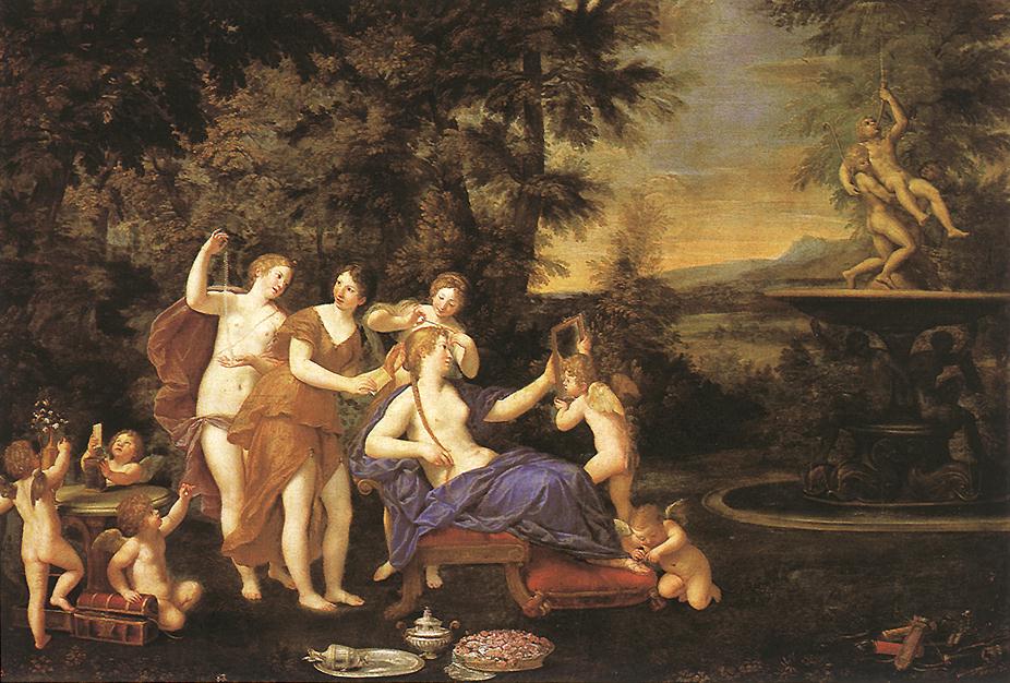 La Toilette de Vénus - Francesco Albani image 1 tableau peint à l’huile sur toile