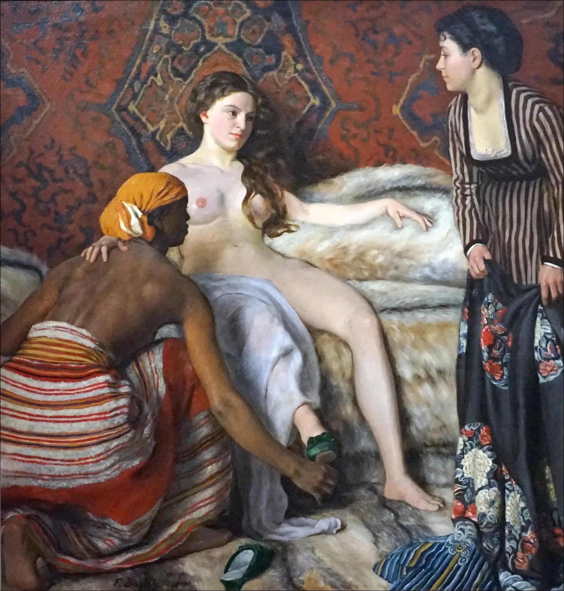 La Toilette - Frédéric Bazille image 1 copie de tableau peinte à la main