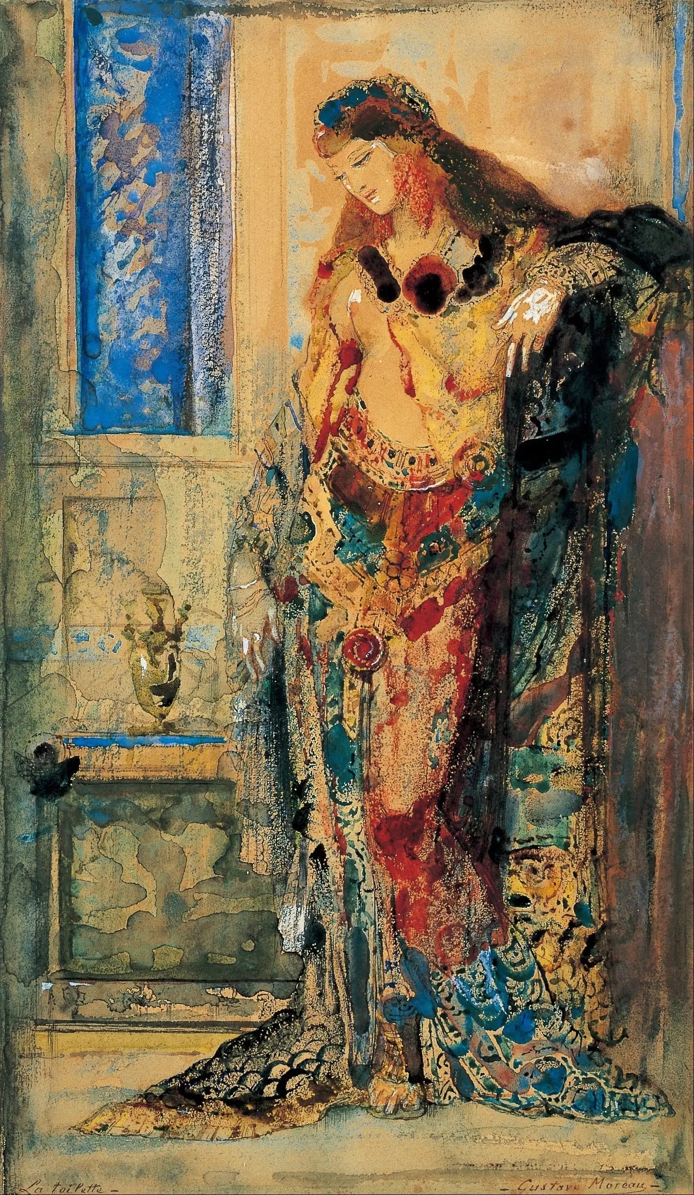 La Toilette - Gustave Moreau image 1 reproduction d’œuvre d’art à l’huile