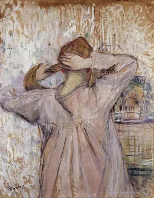 La Toilette - Henri de Toulouse-Lautrec image 1 reproduction d’œuvre d’art à l’huile