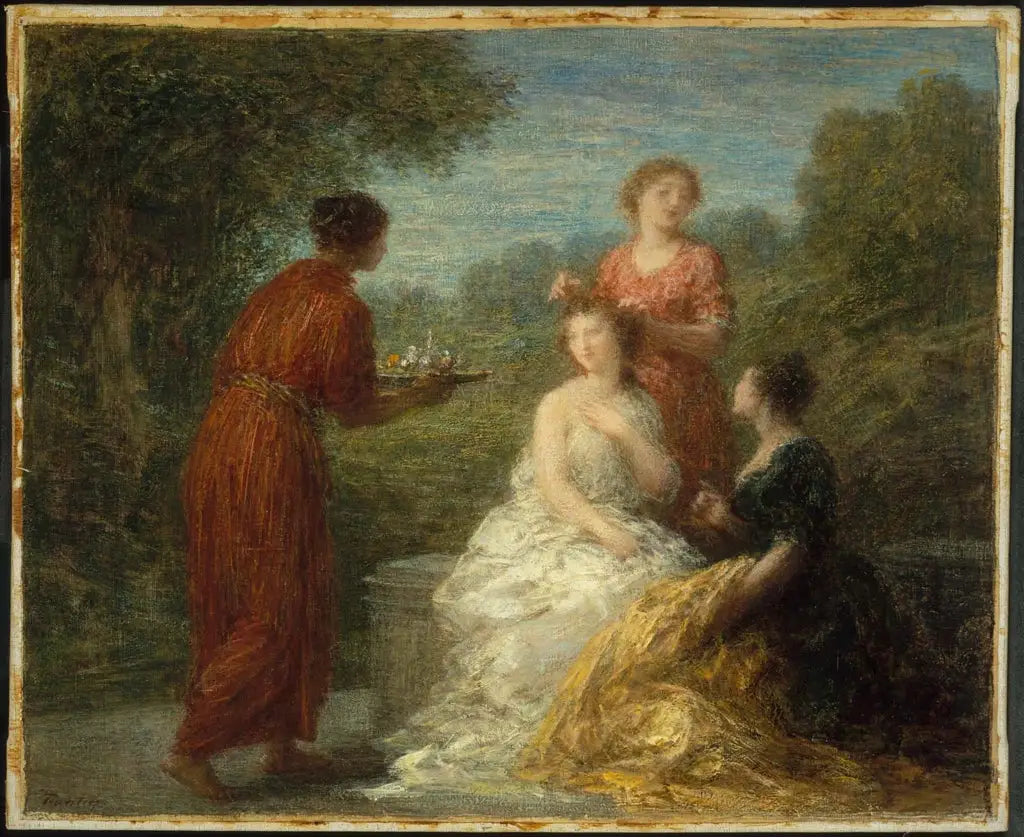 La Toilette - Henri Fantin-Latour image 1 tableau peint à l’huile sur toile