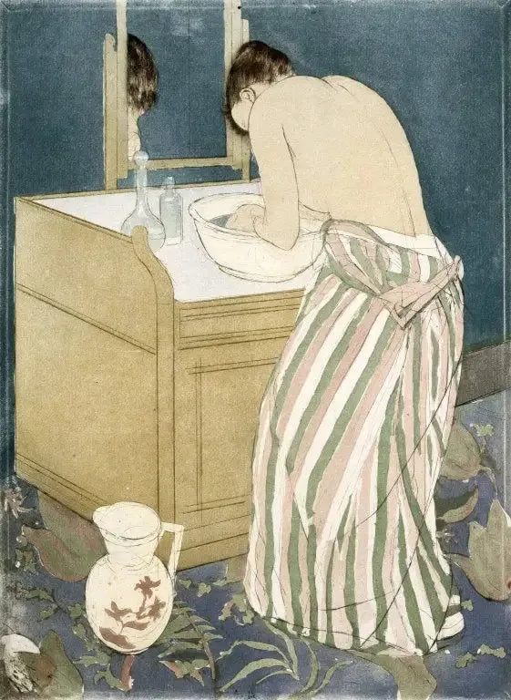 La Toilette - Mary Cassatt image 1 tableau peint à l’huile sur toile