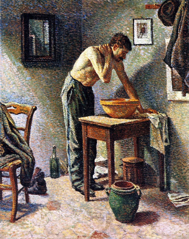 La Toilette - Maximilien Luce image 1 copie de tableau peinte à la main
