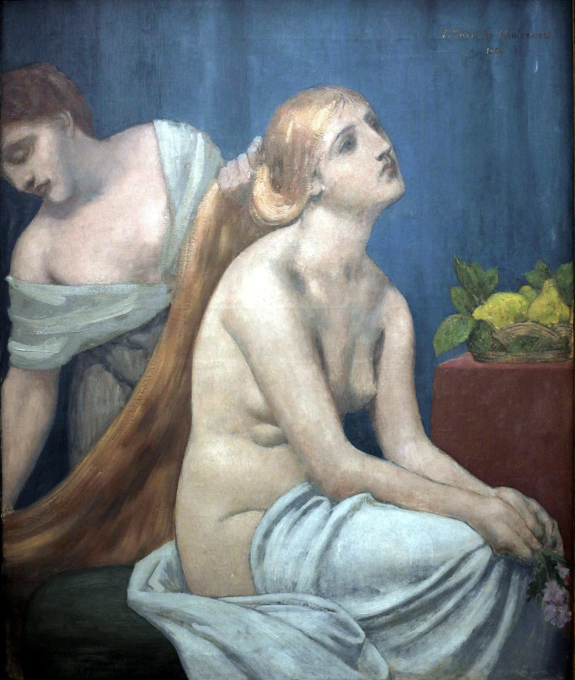 La Toilette - Pierre Puvis de Chavannes image 1 copie de tableau peinte à la main