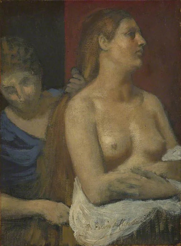 La Toilette - Pierre Puvis de Chavannes image 1 reproduction d’œuvre d’art à l’huile