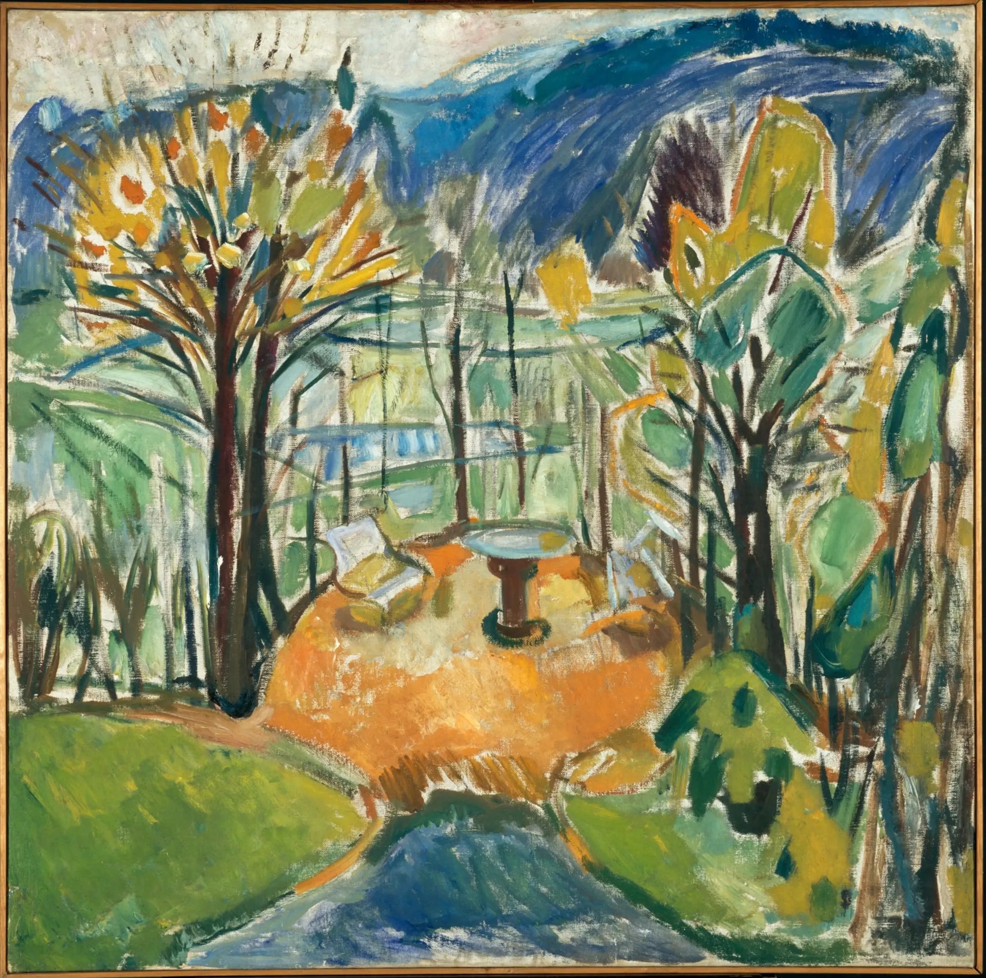 La Tonnelle à la fin de l'automne - Edvard Munch image 1 reproduction réalisée par Alpha Reproduction