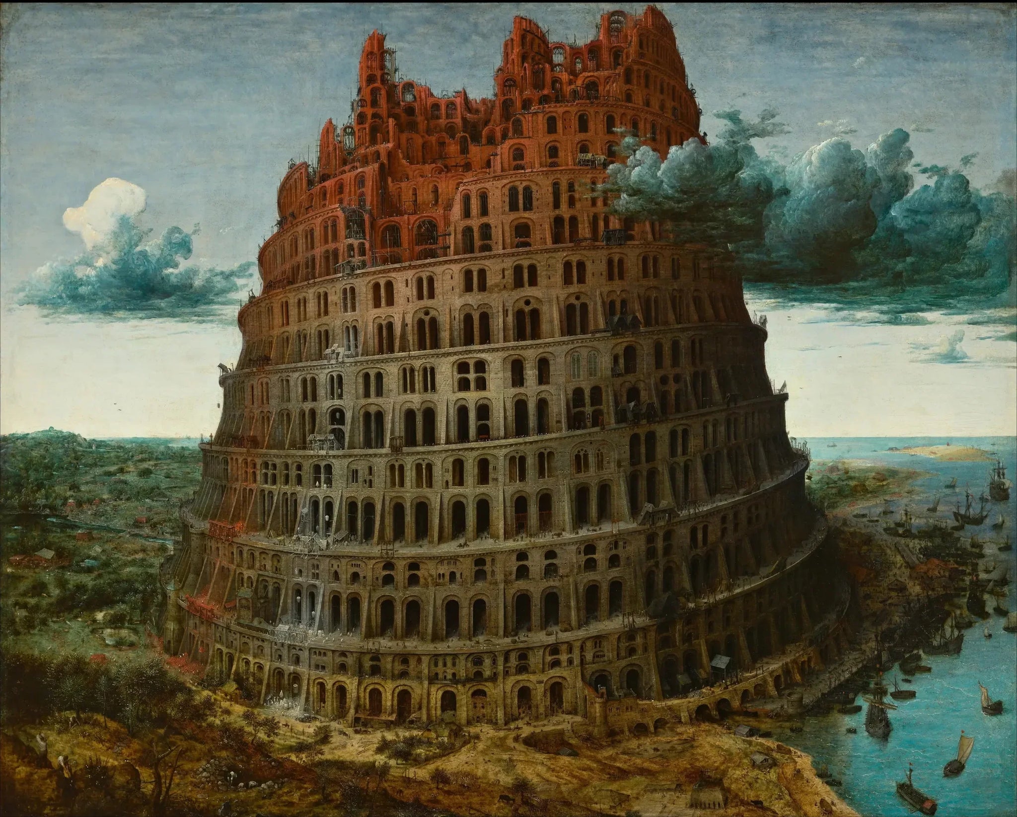 La Tour de Babel - Pieter Brueghel the Elder image 1 reproduction de peinture à l’huile