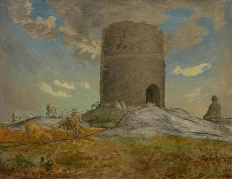 La Tour de Chailly près de Barbizon - Jean-François Millet