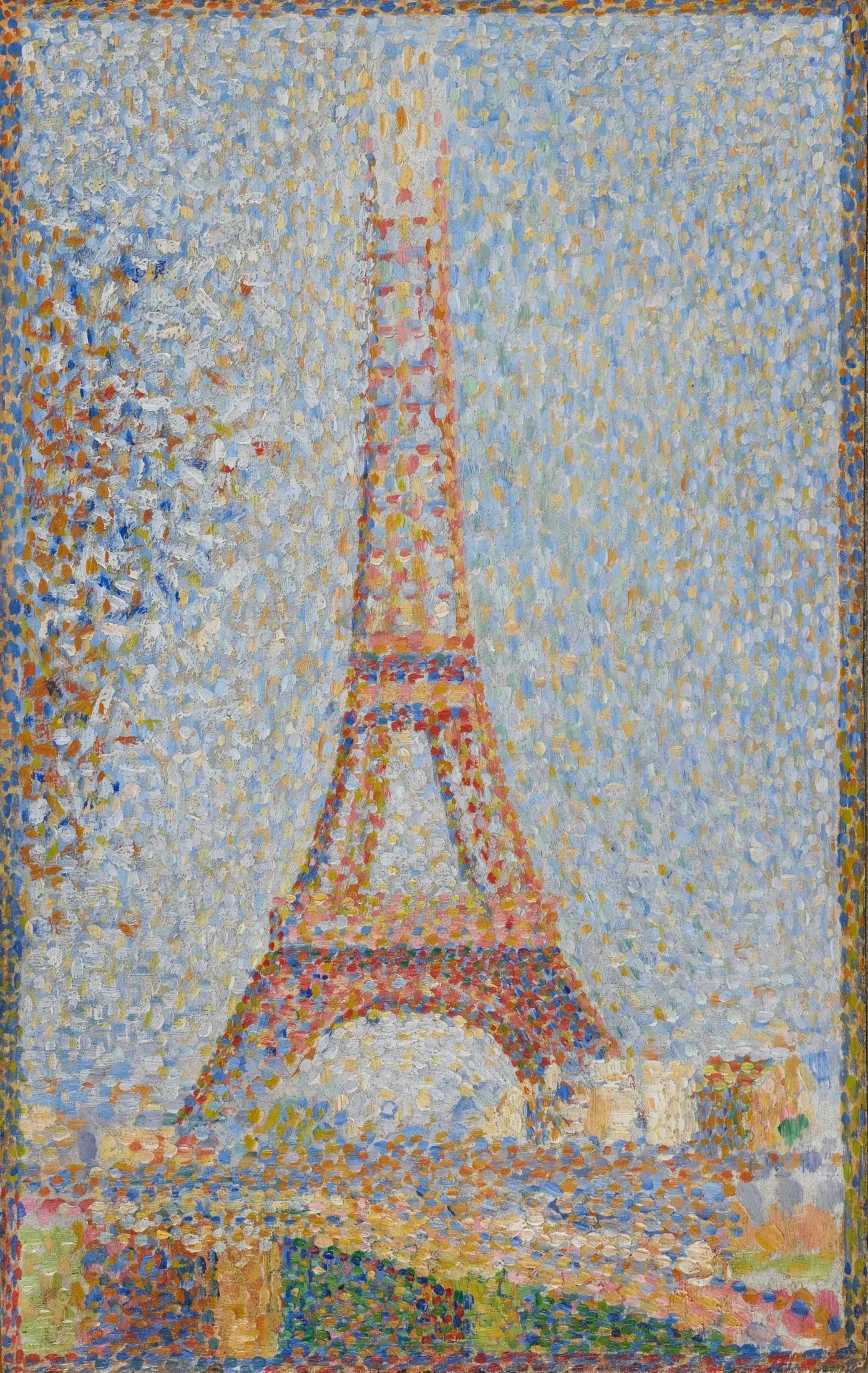 La Tour Eiffel - Georges Seurat image 1 reproduction de peinture à l’huile