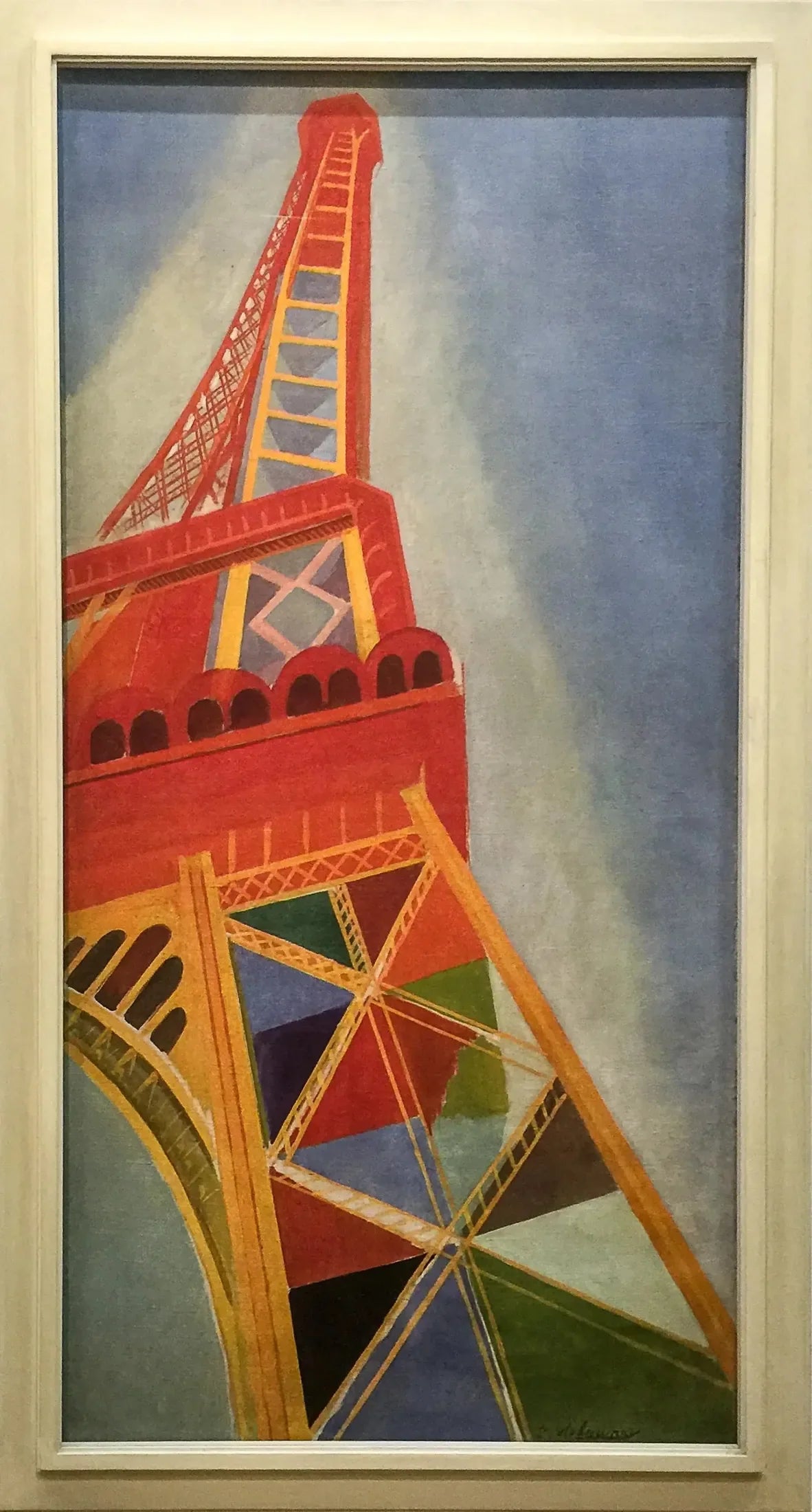 La Tour Eiffel - Robert Delaunay image 1 copie de tableau peinte à la main
