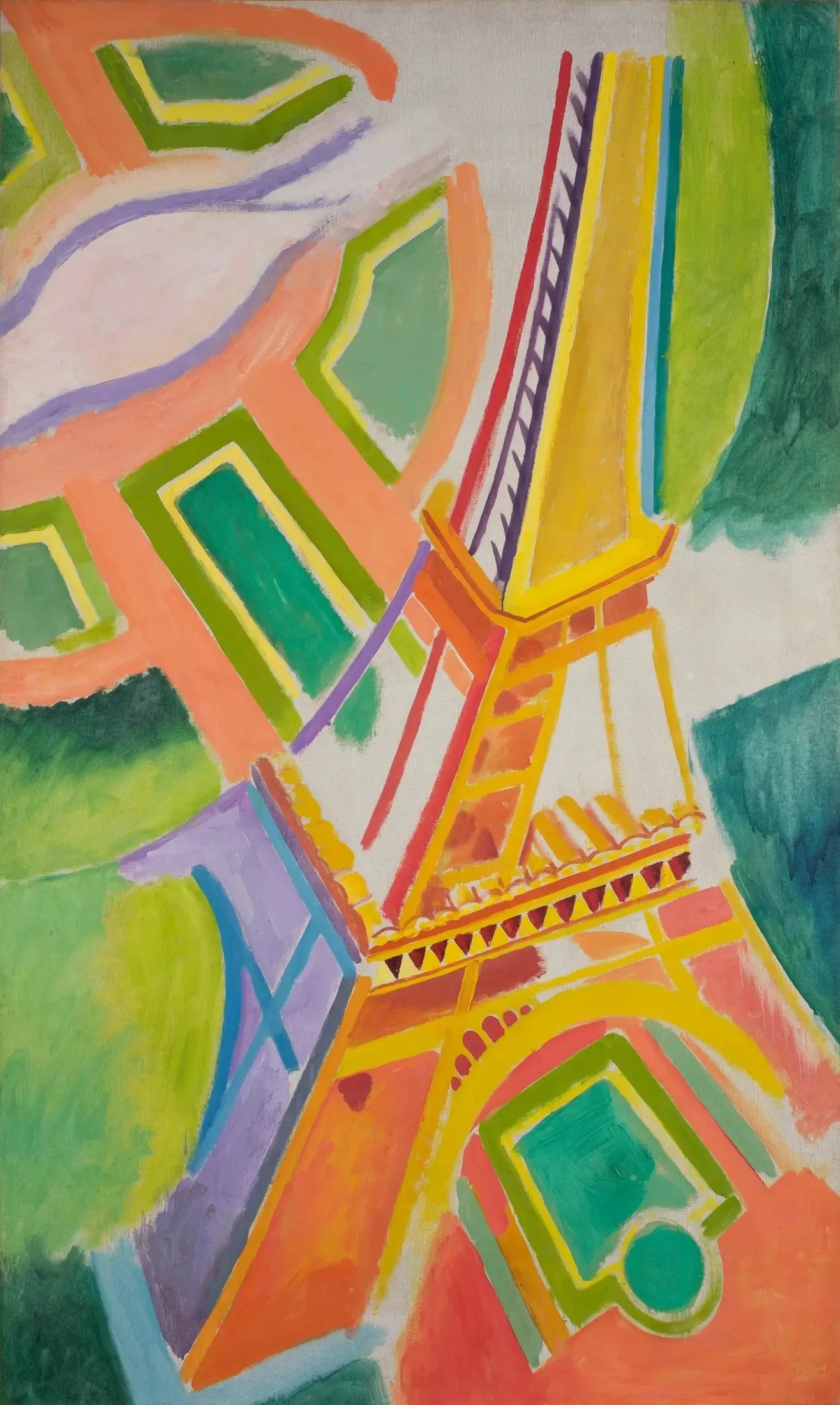 La Tour Eiffel - Robert Delaunay image 1 reproduction de peinture à l’huile