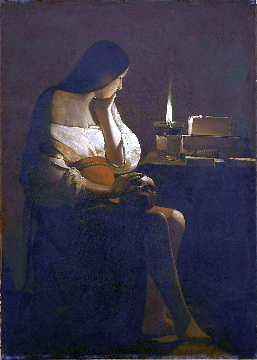 Madeleine à la veilleuse / Madeleine à la flamme filante - Georges de La Tour