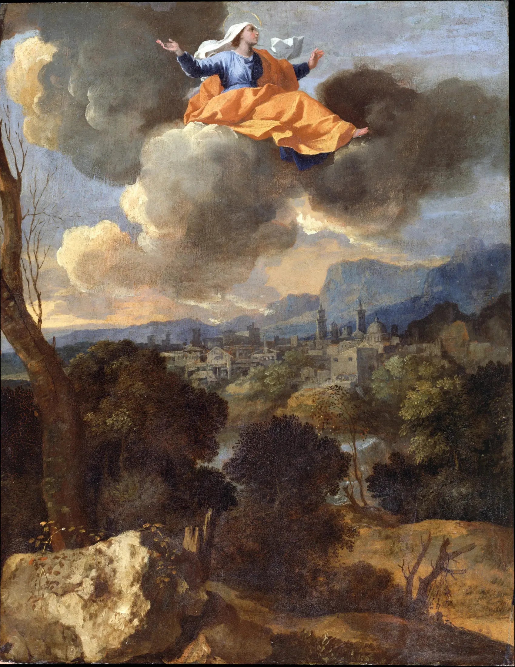 La Traduction miraculeuse de sainte Rita de Cascia - Nicolas Poussin image 1 tableau peint à l’huile sur toile