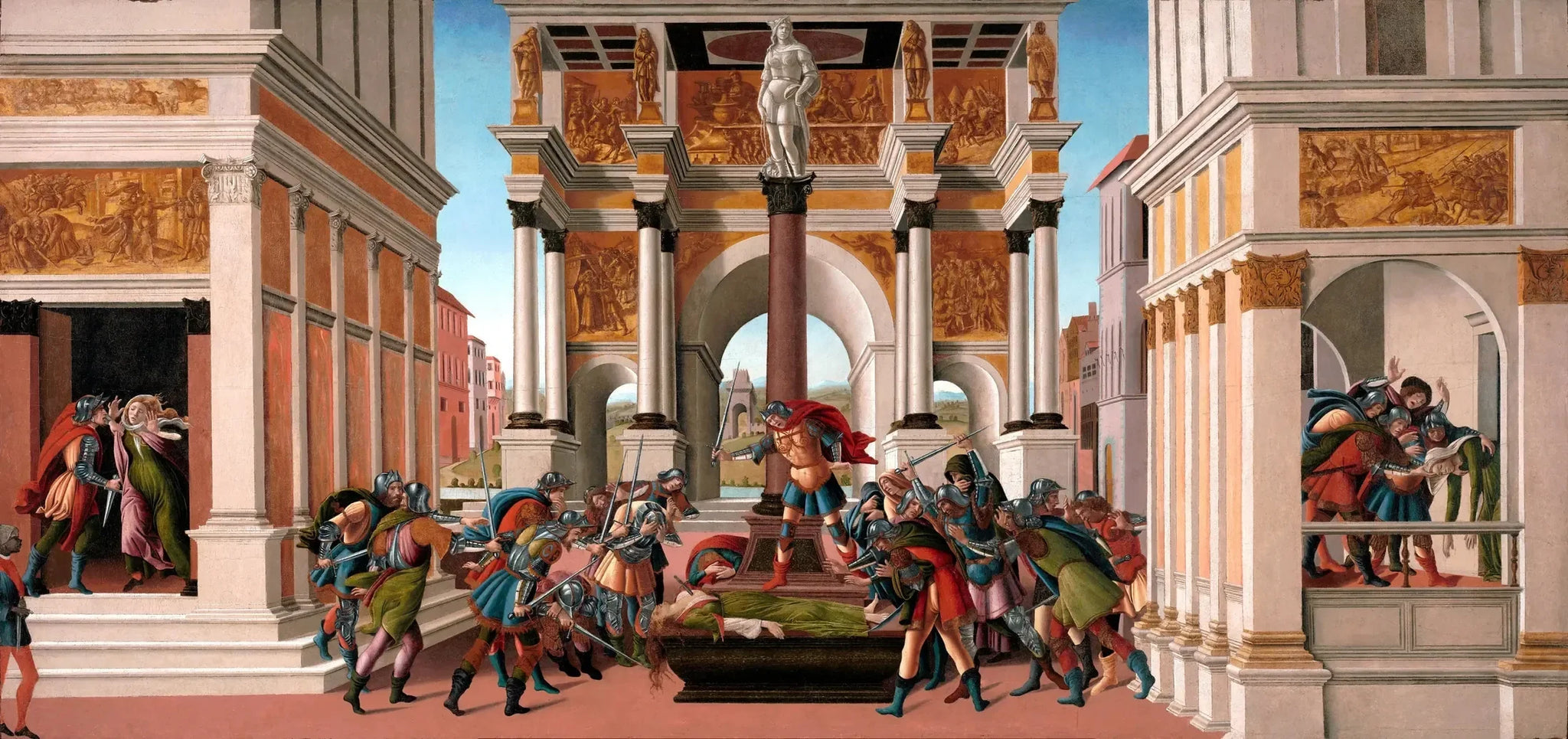 La Tragédie de Lucrèce - Sandro Botticelli image 1 copie de tableau peinte à la main
