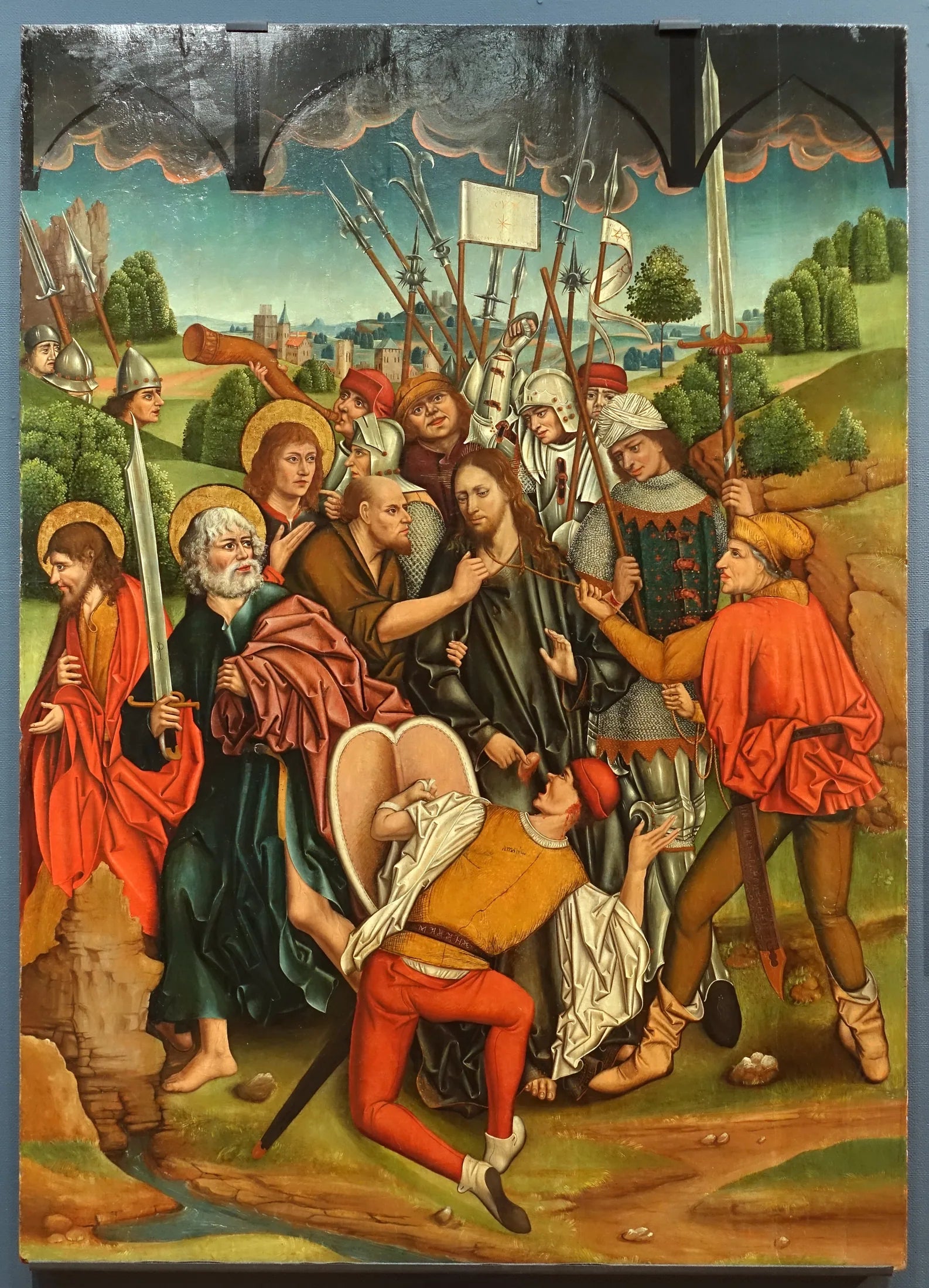 La trahison du Christ - Fernando Gallego image 1 reproduction de peinture à l’huile