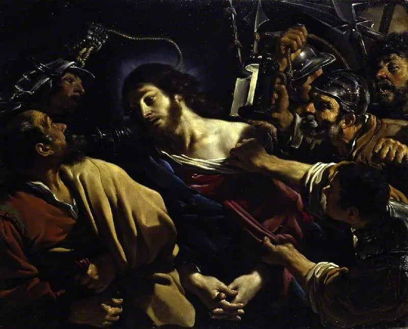 La trahison du Christ - Guercino image 1 reproduction d’œuvre d’art à l’huile