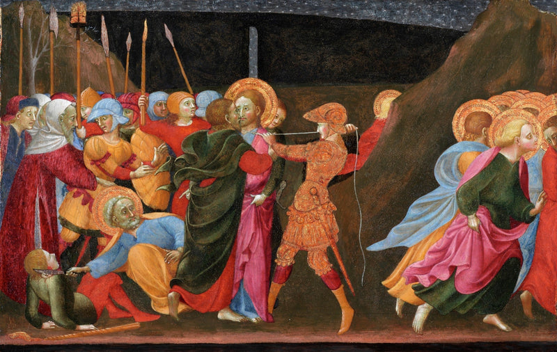 La trahison du Christ - Stefano di Giovanni (Sassetta)
