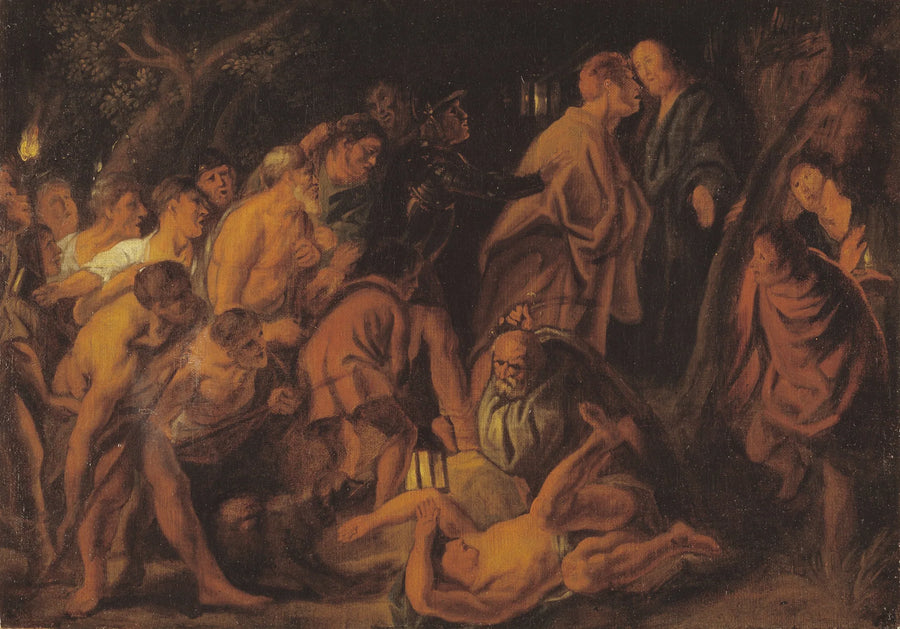 La trahison et l'arrestation du Christ à Gethsémani - Jacob Jordaens