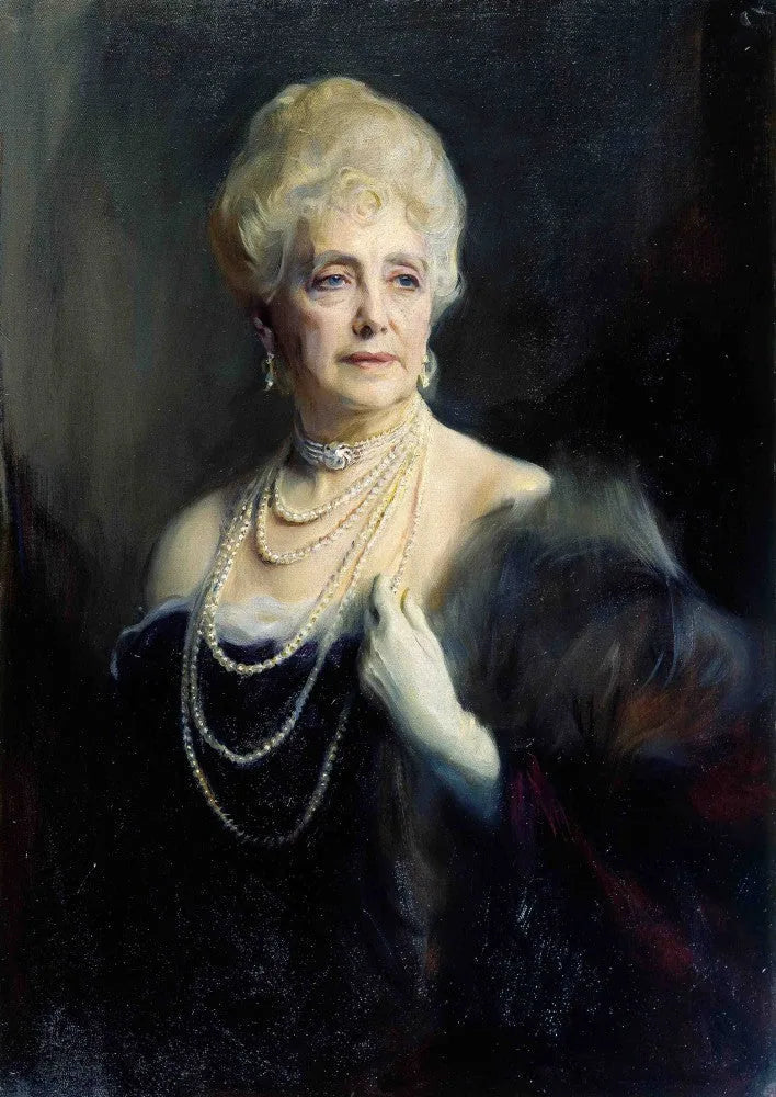 La très honorable Mabell Ogilvy, comtesse douairière d'Airlie - Philip de László image 1 tableau peint à l’huile sur toile