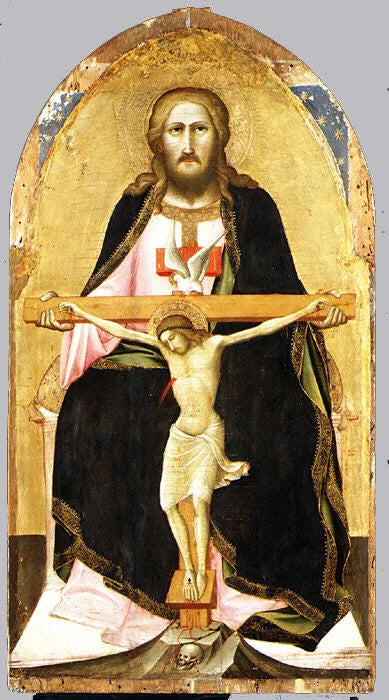 La Trinité - Agnolo Gaddi image 1 reproduction de peinture à l’huile