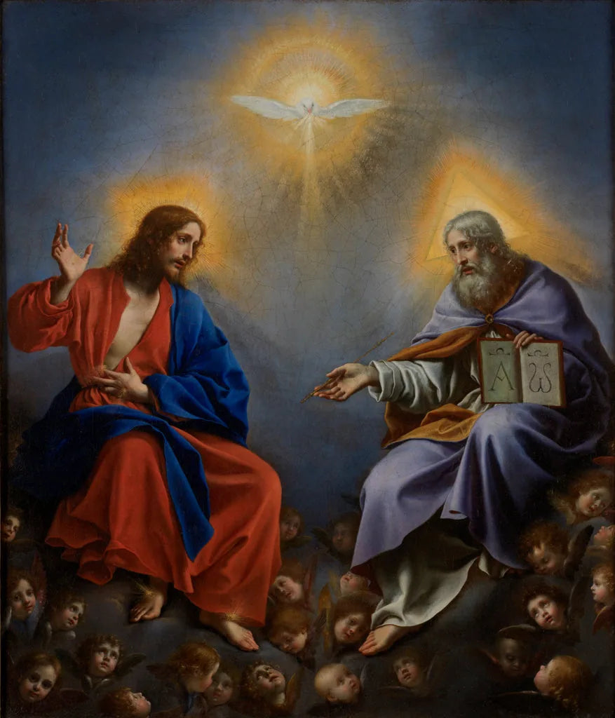 La Trinité dans la gloire - Carlo Dolci image 1 copie de tableau peinte à la main