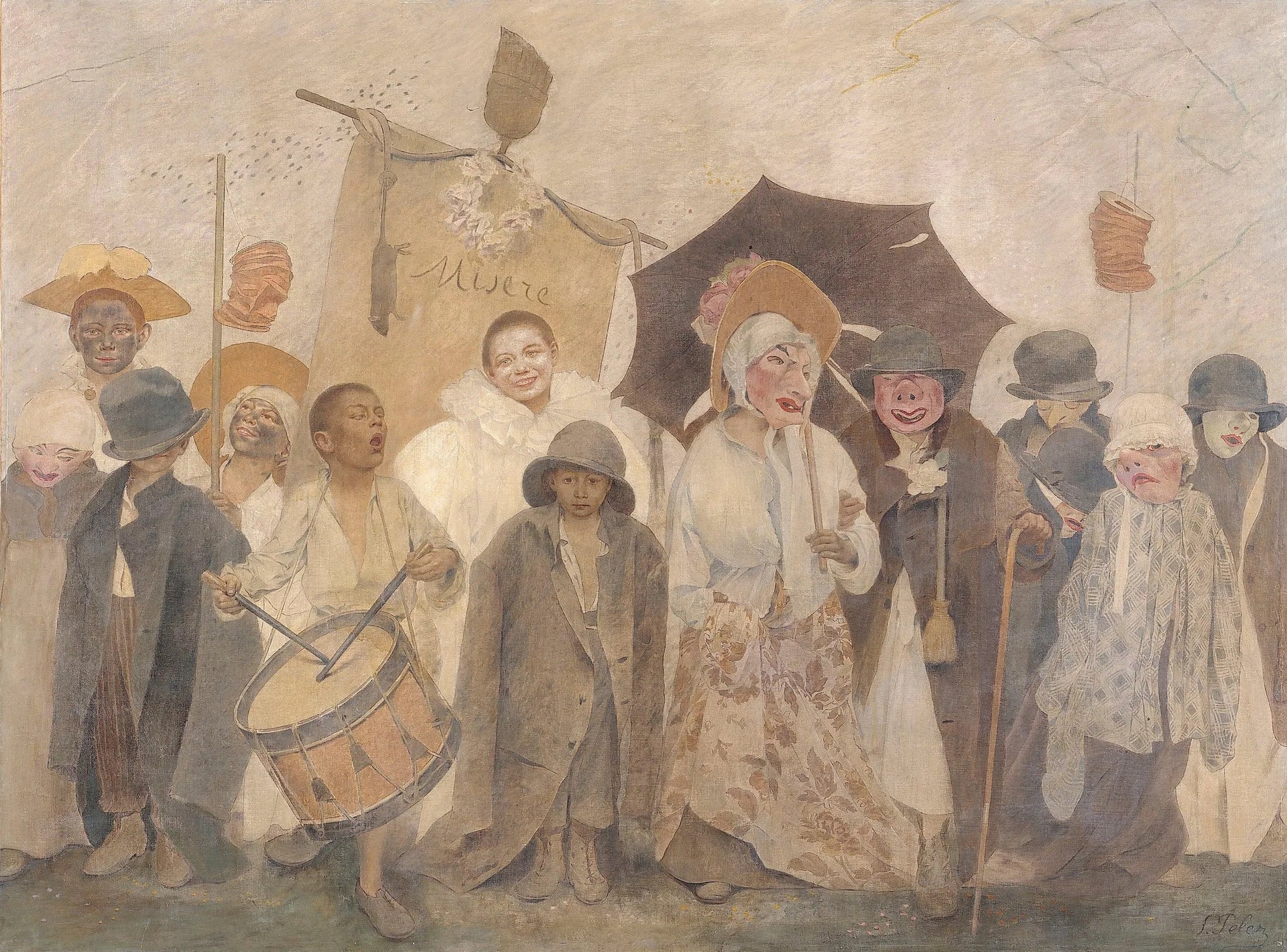 La Vachalcade - Fernand Pelez image 1 reproduction artisanale de tableau