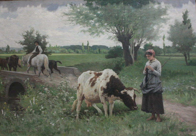La Vache bien gardée - Édouard Debat